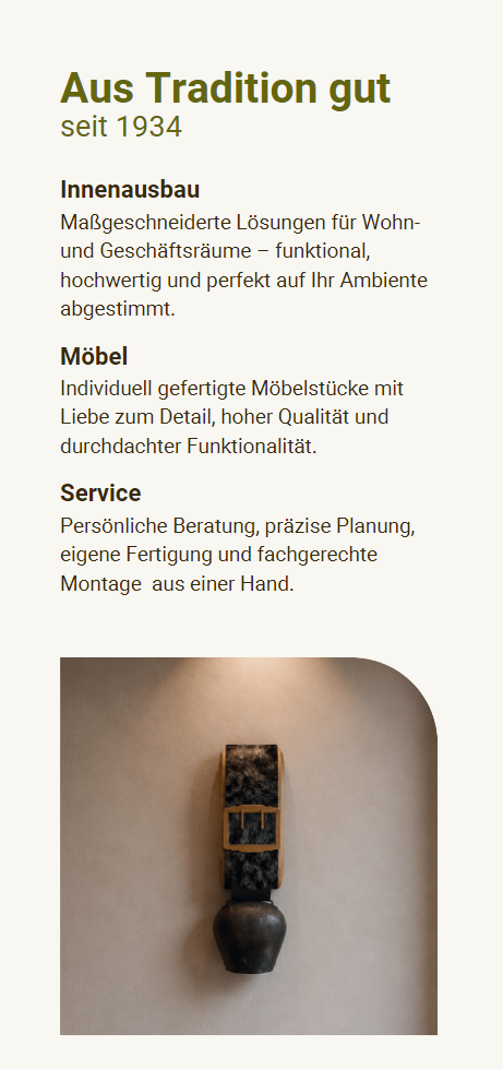 Foto: Carolin Goller, Schreinerei Goller :: Goller - Schreinerei und Fensterbau in Allmersbach am Weinberg